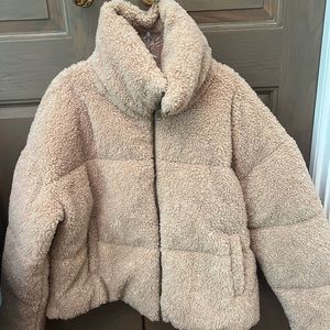 NWT free people oversized fuzzy jacket